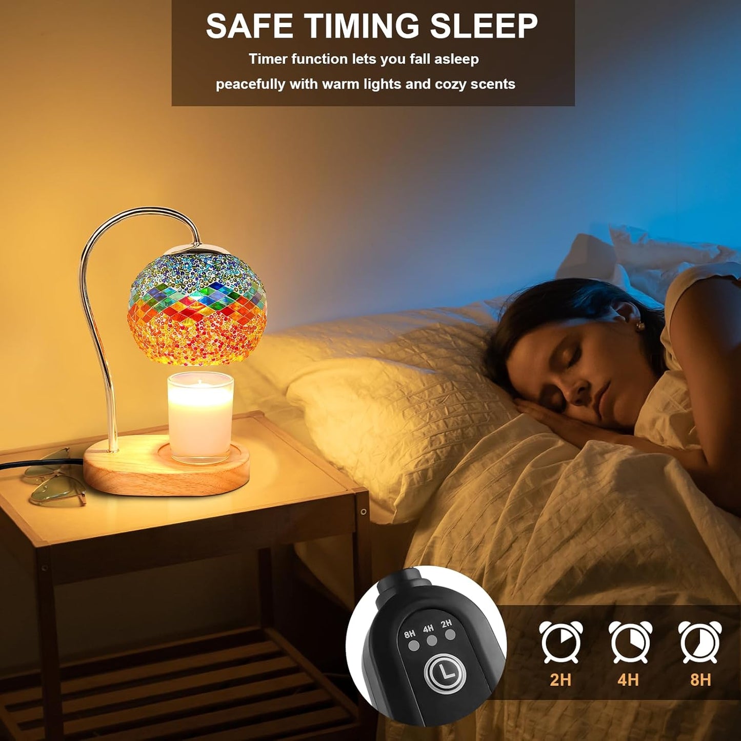 Fireless aromatherapy lamp