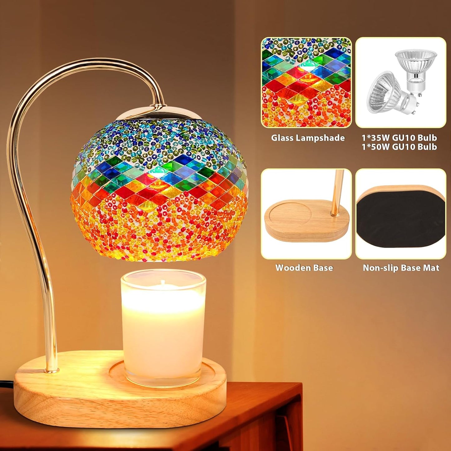 Fireless aromatherapy lamp
