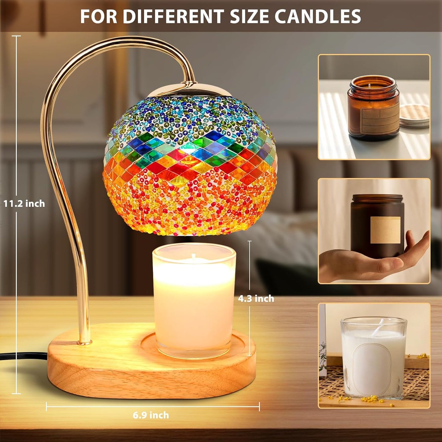 Fireless aromatherapy lamp
