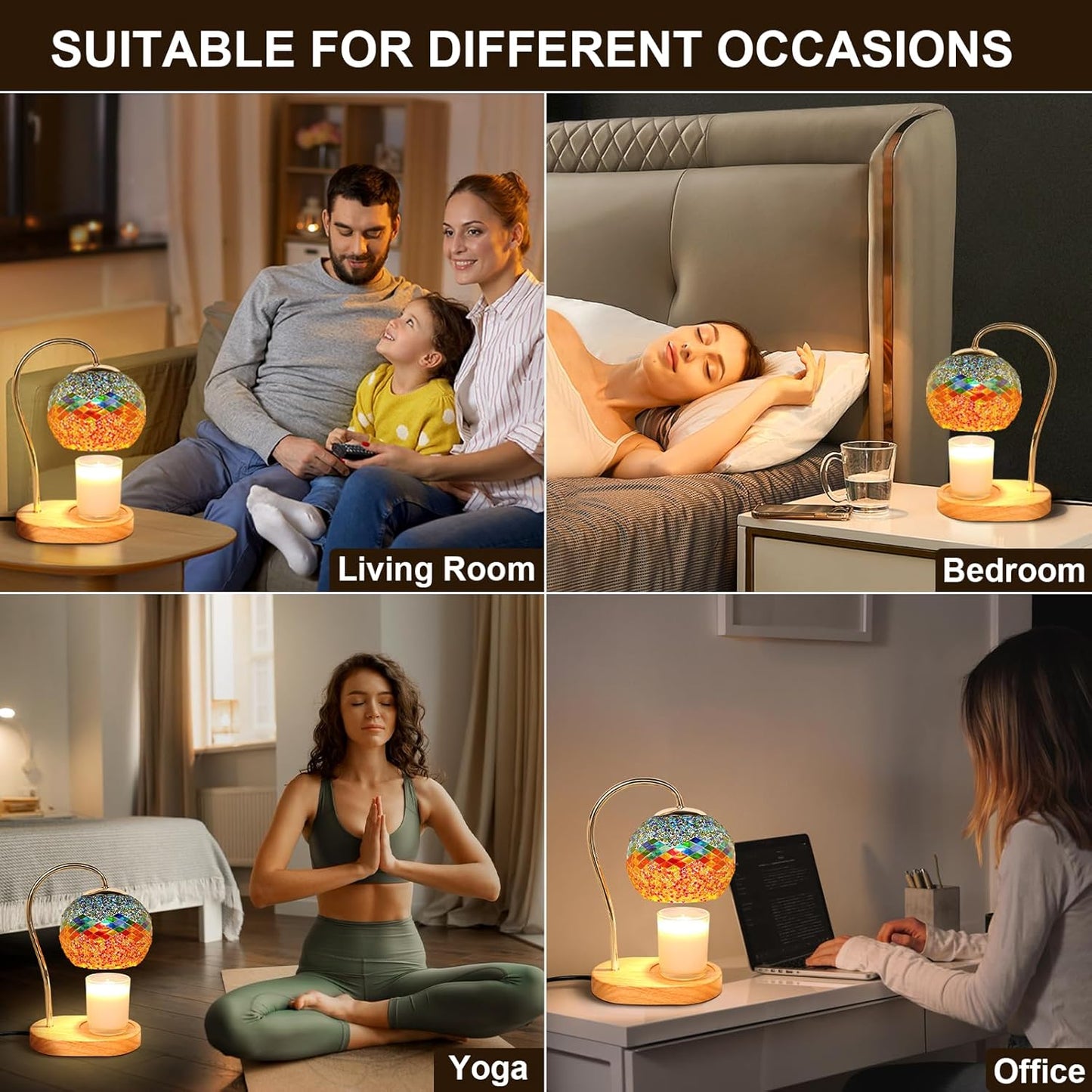 Fireless aromatherapy lamp