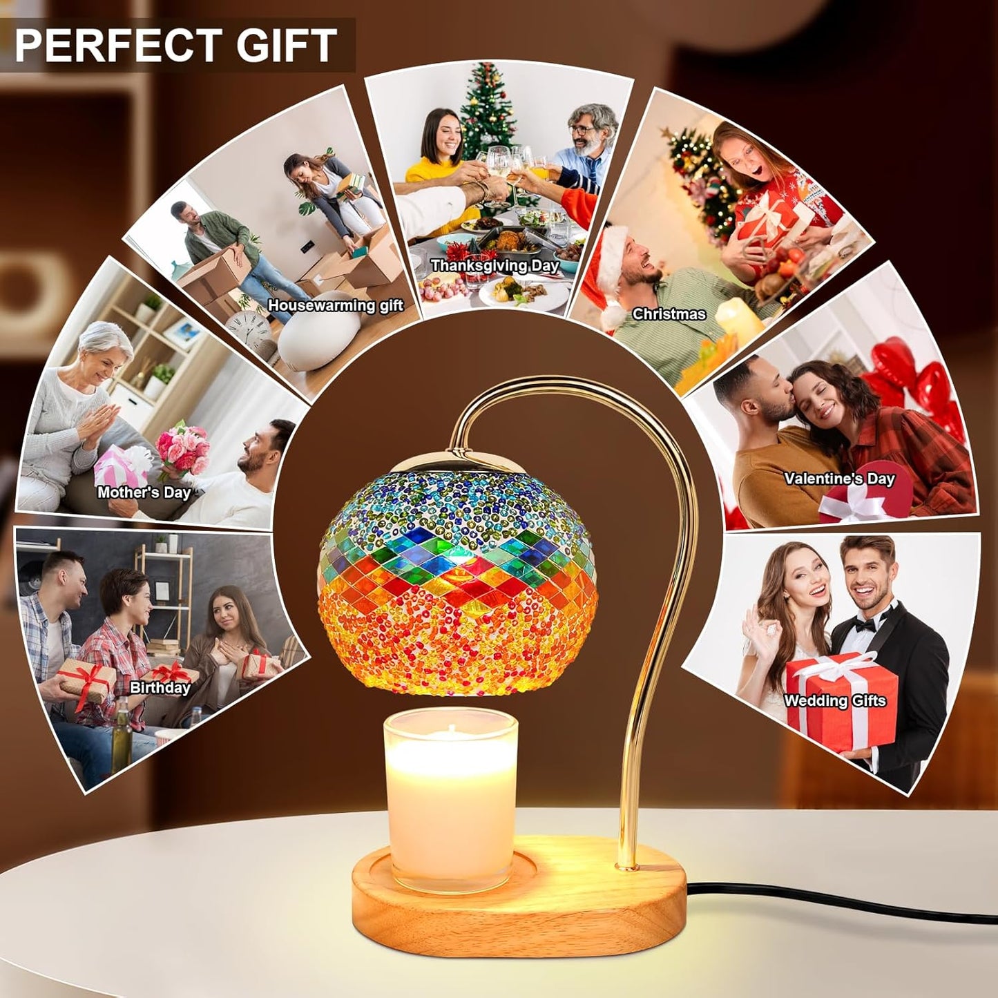Fireless aromatherapy lamp