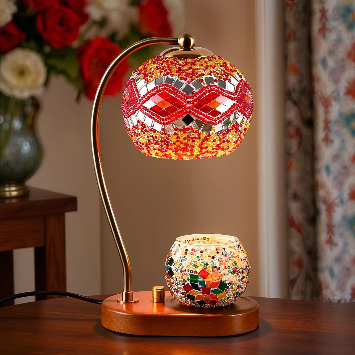 Handmade Turkish Mosaic Table Lamp