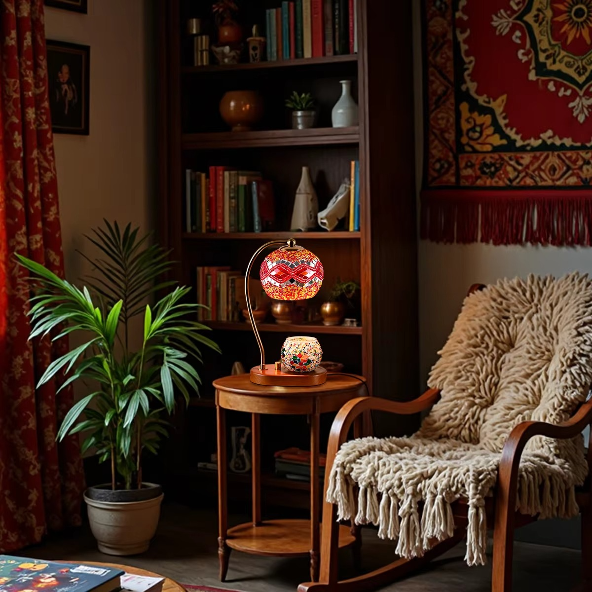 Handmade Turkish Mosaic Table Lamp