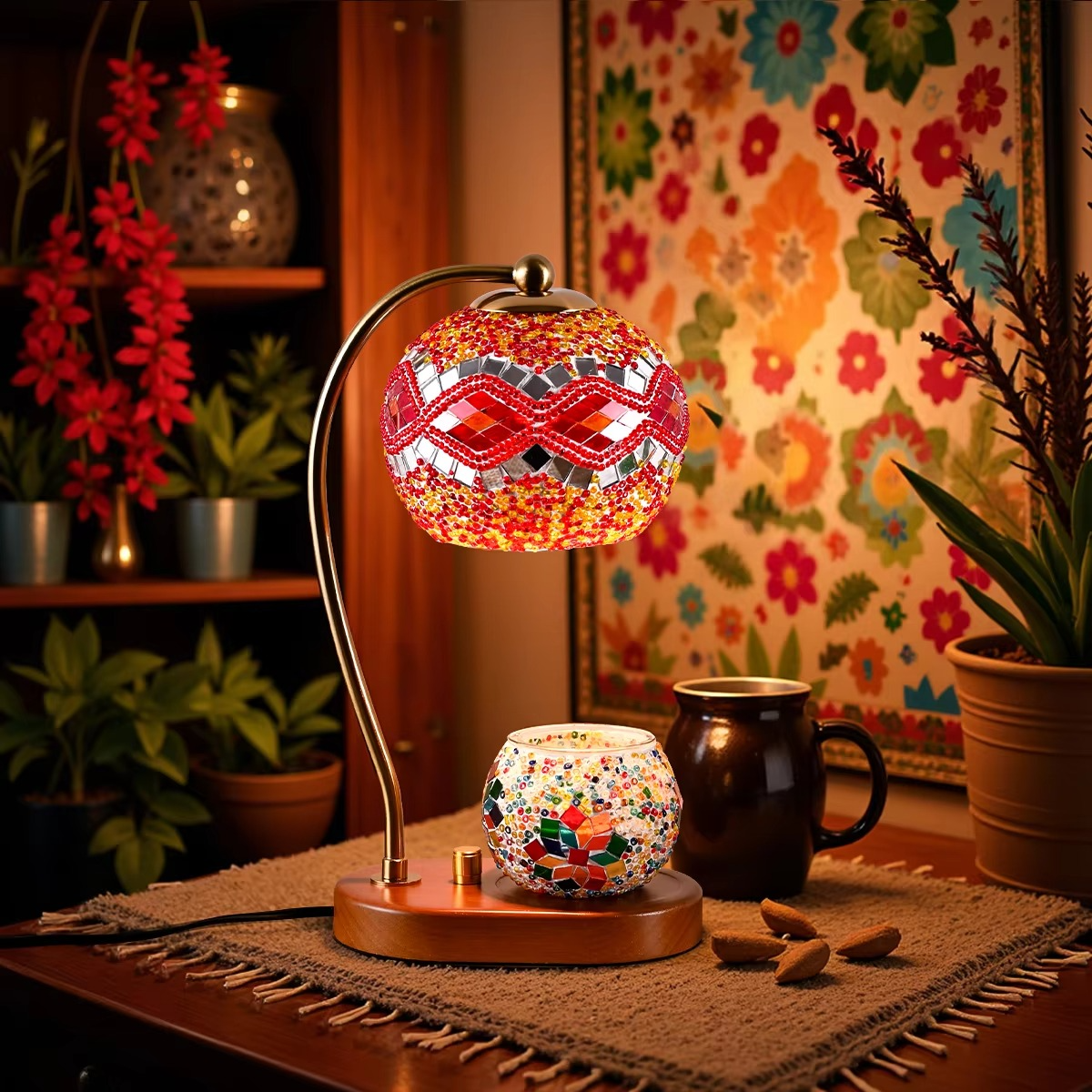 Handmade Turkish Mosaic Table Lamp