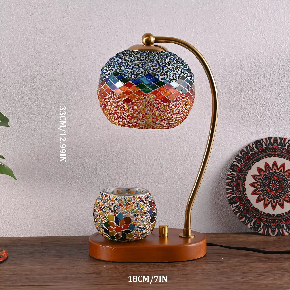 Handmade Turkish Mosaic Table Lamp