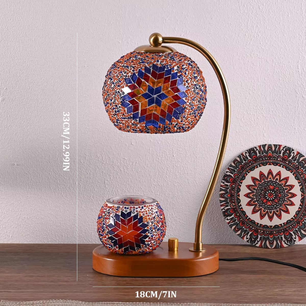 Handmade Turkish Mosaic Table Lamp