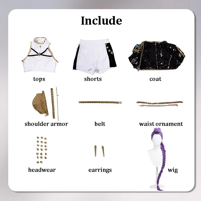 Kostümset im Kpop-Stil (Größe XS-3XL)