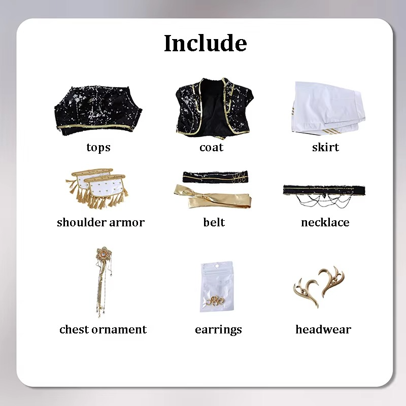 Kostümset im Kpop-Stil (Größe XS-3XL)