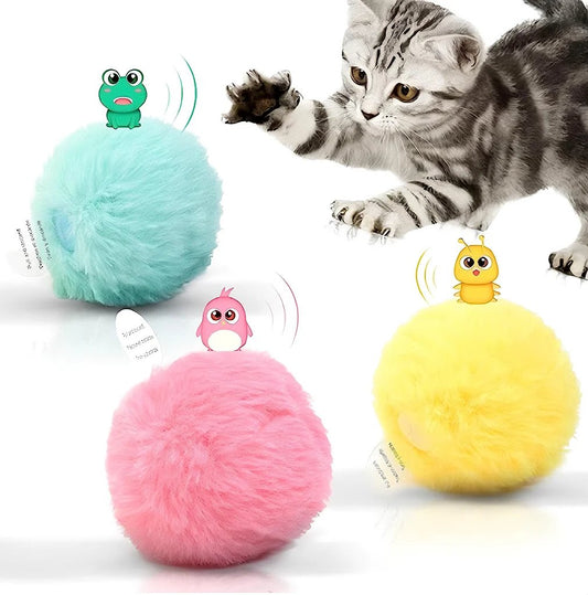 Fuzzyball™ - Interaktives Katzenspielzeug 