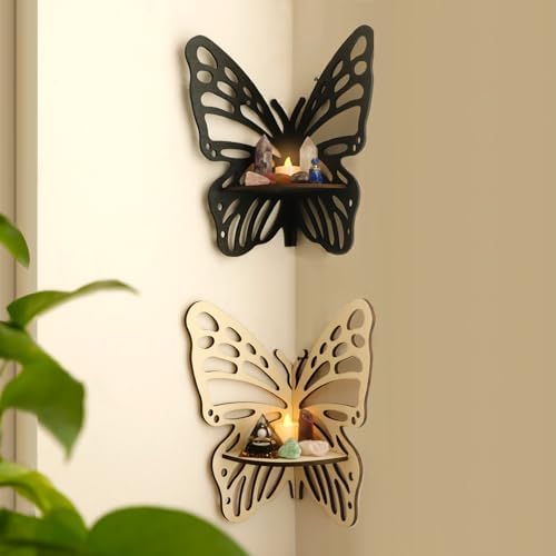 Artilady Kristallregal-Display – Verwandeln Sie Ihren Raum mit Schmetterlings-Eckregalen