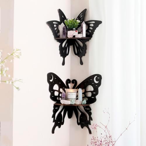 Artilady Kristallregal-Display – Verwandeln Sie Ihren Raum mit Schmetterlings-Eckregalen