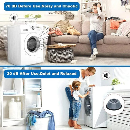 SteadySpin™ Anti Vibration Washing Machine Support（4PCs)