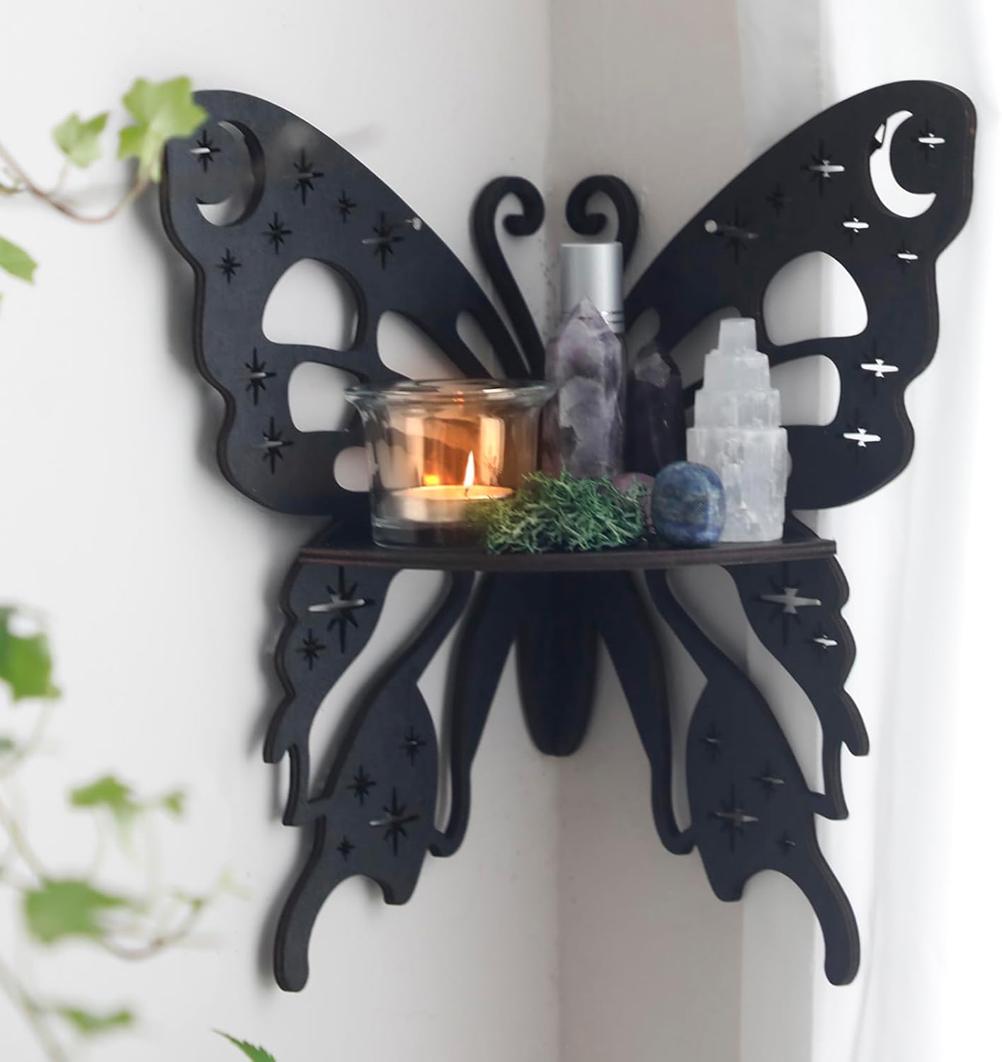 Artilady Kristallregal-Display – Verwandeln Sie Ihren Raum mit Schmetterlings-Eckregalen