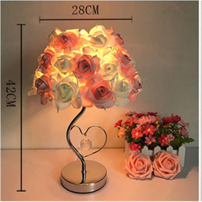 Romantische Rosen-Tischlampe – Erhellen Sie Ihren Raum mit Liebe
