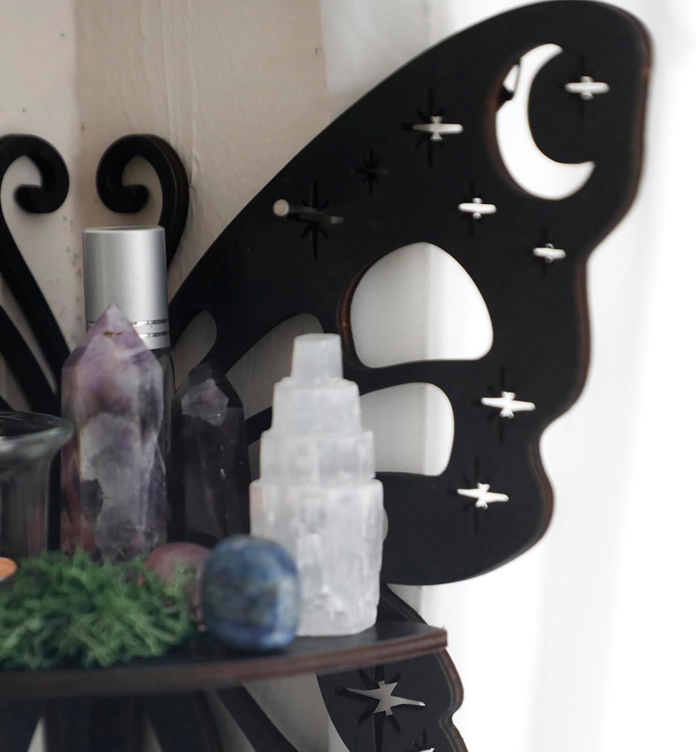 Artilady Kristallregal-Display – Verwandeln Sie Ihren Raum mit Schmetterlings-Eckregalen
