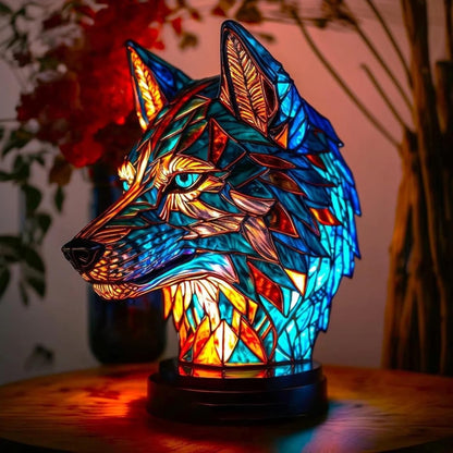3D-Pilz-LED-Nachtlicht – Retro-Tischlampe aus Harz und Glas, farbenfrohe Dekoration für Zuhause/Büro/Kinderzimmer (Geschenkidee) 