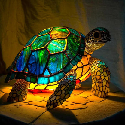 3D-Pilz-LED-Nachtlicht – Retro-Tischlampe aus Harz und Glas, farbenfrohe Dekoration für Zuhause/Büro/Kinderzimmer (Geschenkidee) 