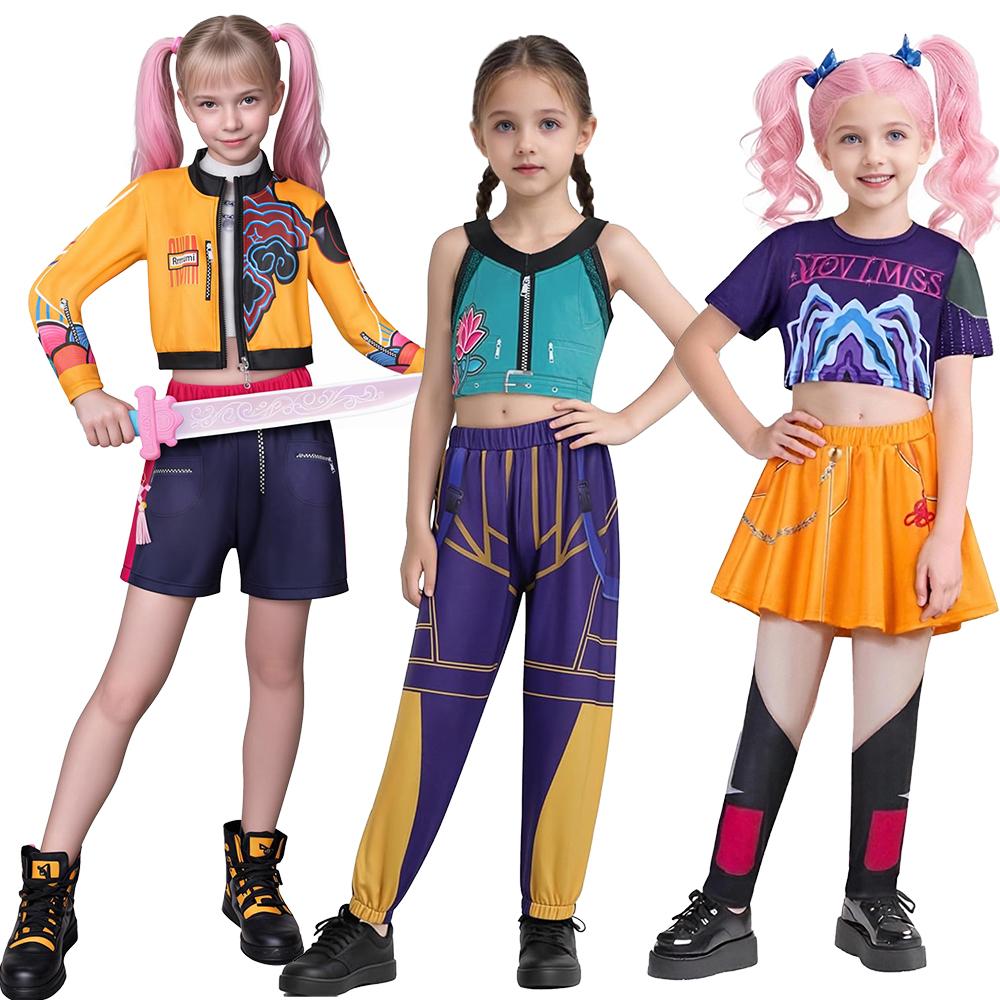 Kpop-inspiriertes Kostümset für Mädchen
