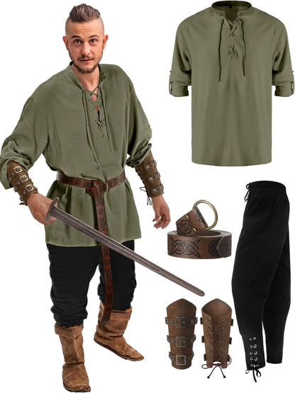 Renaissance-Piratenkostüm-Set 