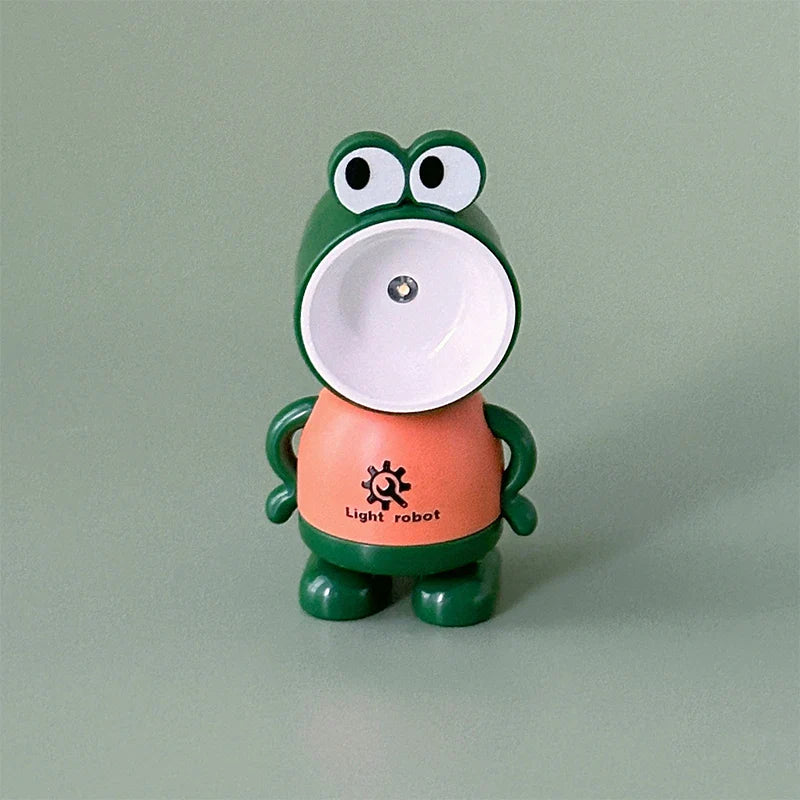 LED-Frosch, faltbares Mini-Nachtlicht