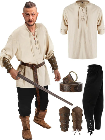 Renaissance-Piratenkostüm-Set 
