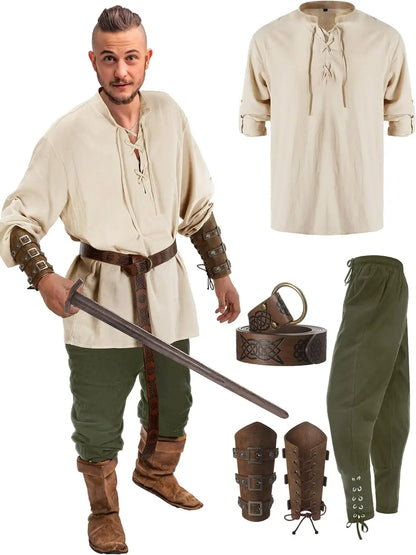Renaissance-Piratenkostüm-Set 