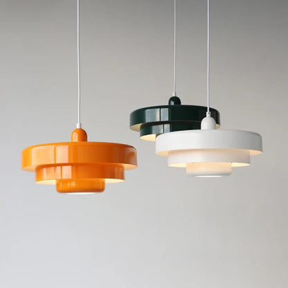 LED Deckenleuchter Orange Pendelleuchte 