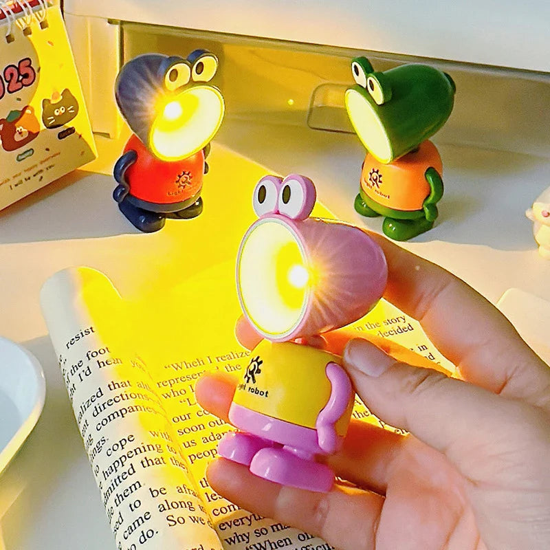 LED-Frosch, faltbares Mini-Nachtlicht