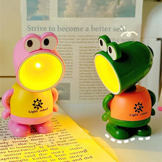 LED-Frosch, faltbares Mini-Nachtlicht