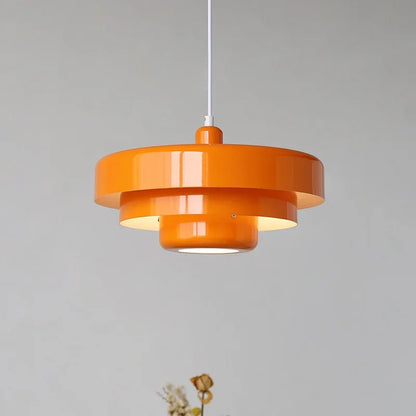 LED Deckenleuchter Orange Pendelleuchte 