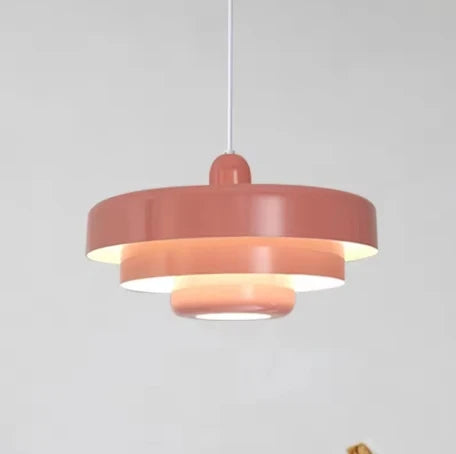 LED Deckenleuchter Orange Pendelleuchte 