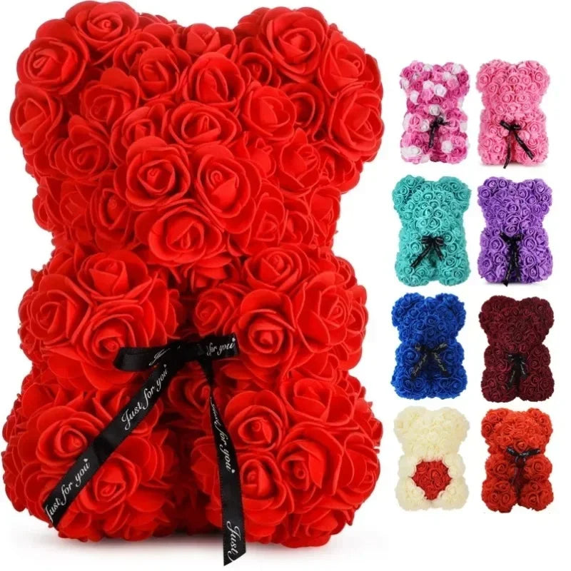 Ewiger Rosen-Teddybär (25 cm) 
