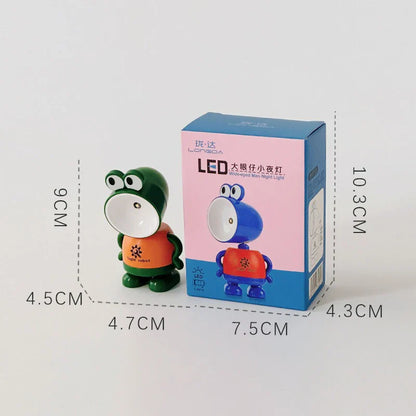 LED-Frosch, faltbares Mini-Nachtlicht