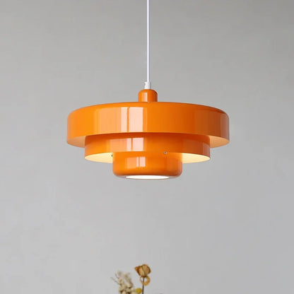 LED Deckenleuchter Orange Pendelleuchte 