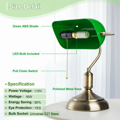 Moderne Bank-Schreibtischlampe 