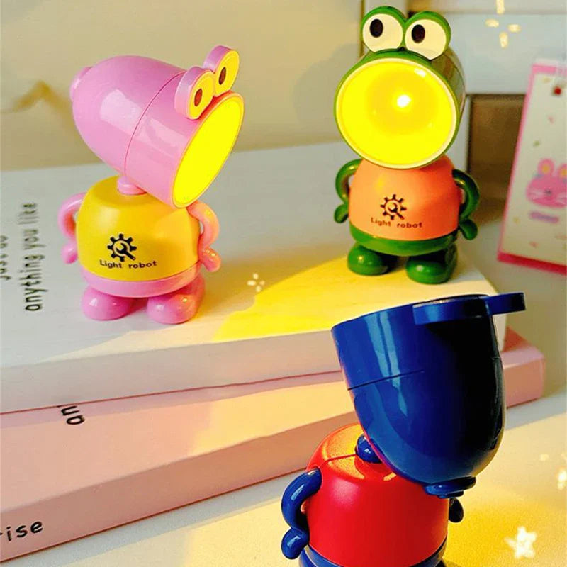 LED-Frosch, faltbares Mini-Nachtlicht