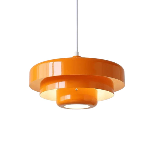 LED Deckenleuchter Orange Pendelleuchte 