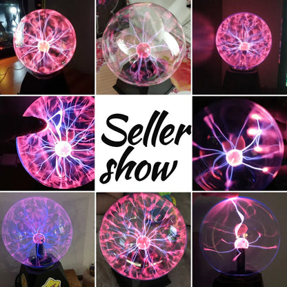 LED Magic Plasma Ball Nachtlicht Lampe 