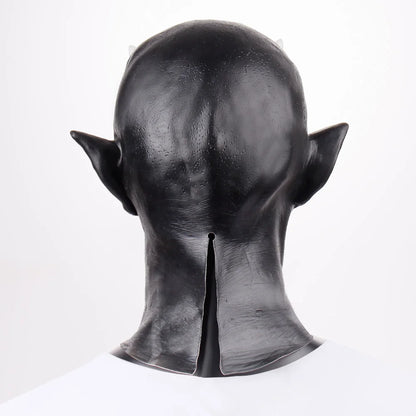 Schwarze Dämonenhornmaske
