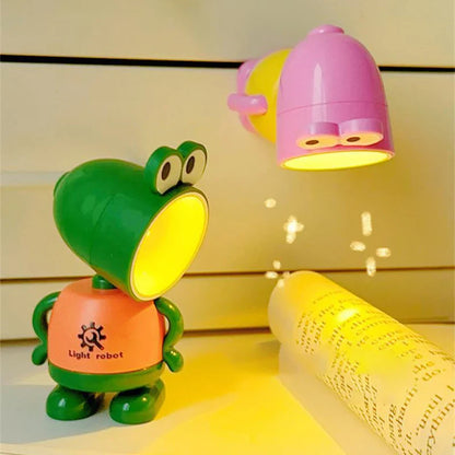 LED-Frosch, faltbares Mini-Nachtlicht