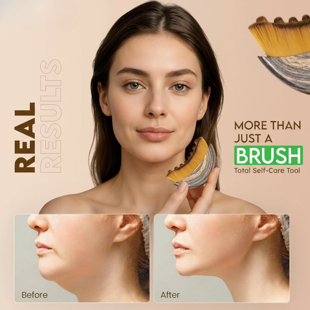 1+1 I FREE Lymphatic Contour Face Brush