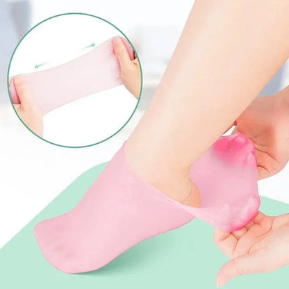 FootLux™ Women's Foot Spa Pedicure Silicone Socks