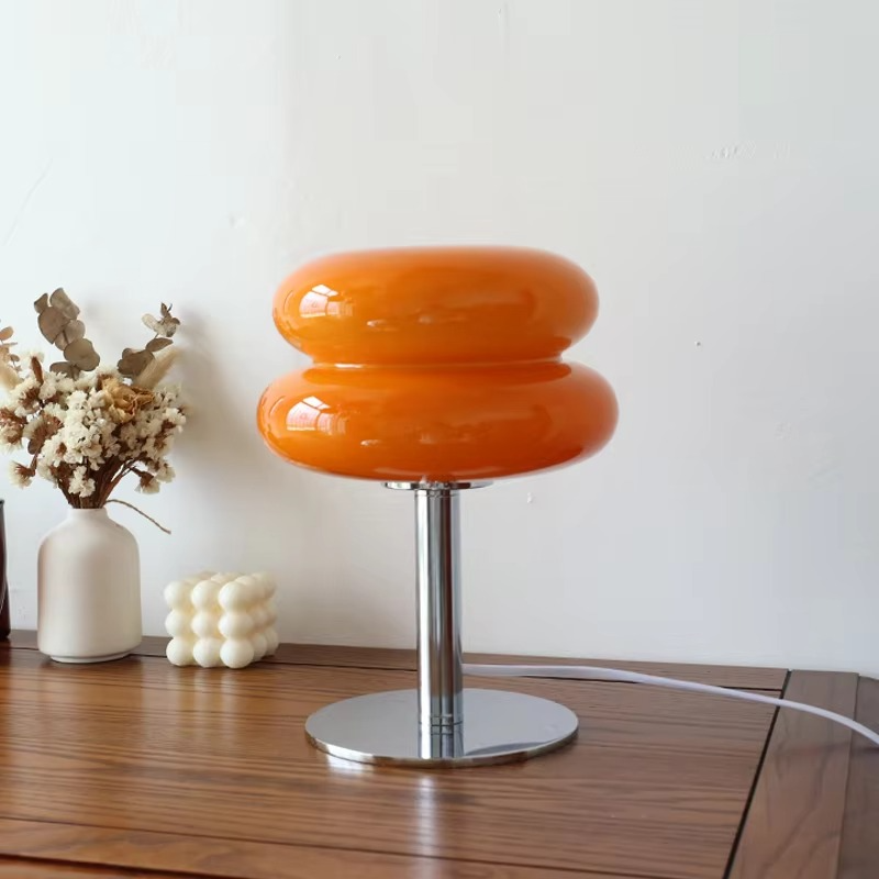 Classic Macaron Glass Table Lamp (4 Colors)