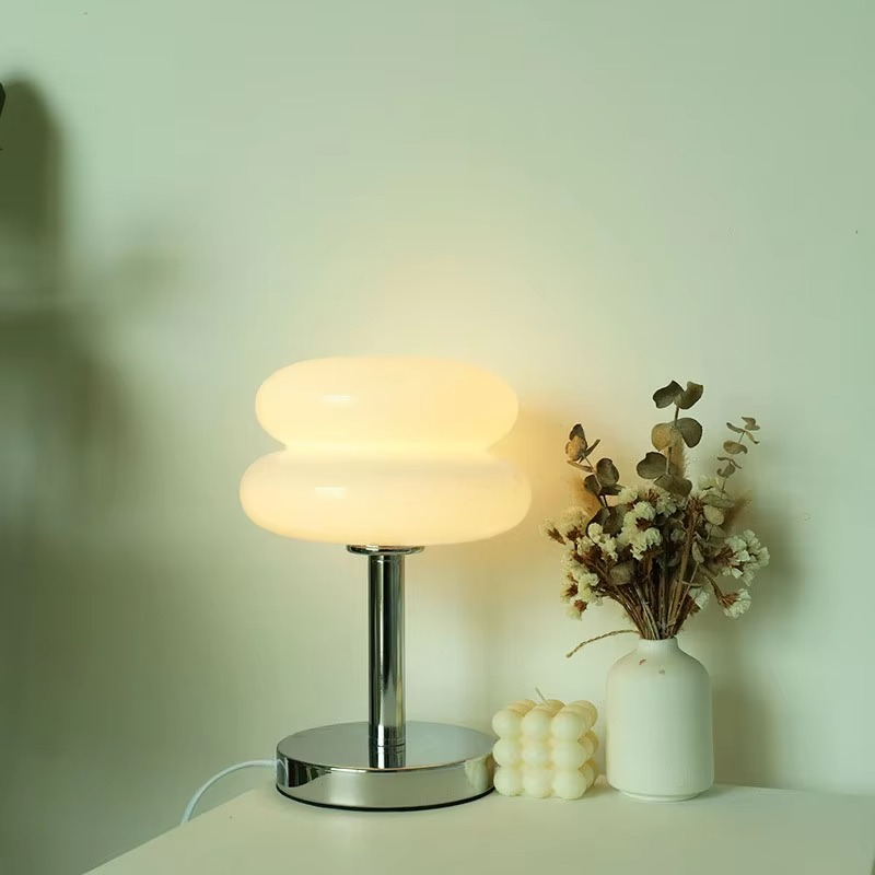 Classic Macaron Glass Table Lamp (4 Colors)