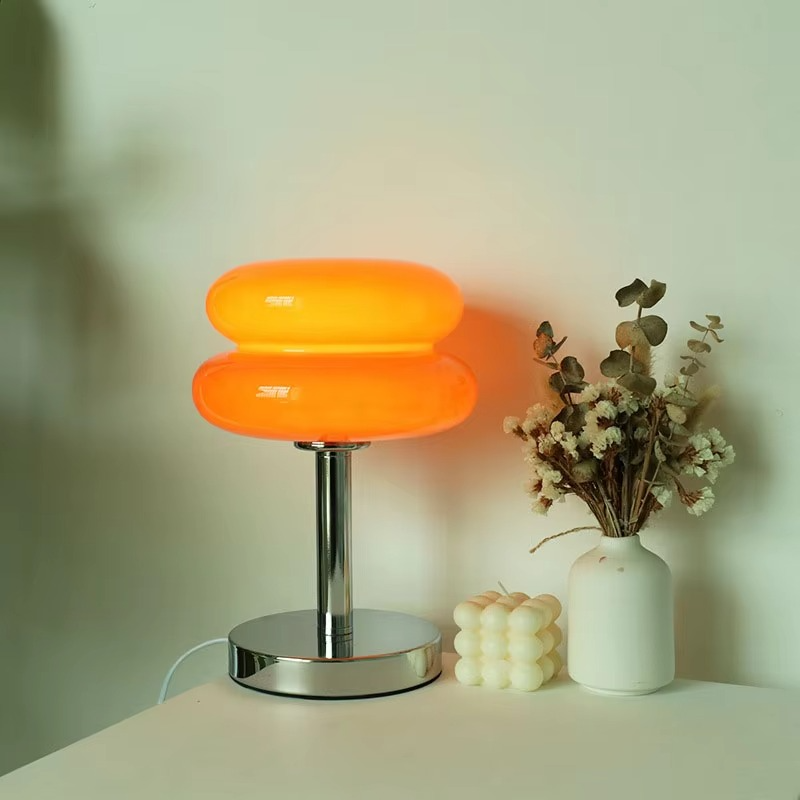 Classic Macaron Glass Table Lamp (4 Colors)
