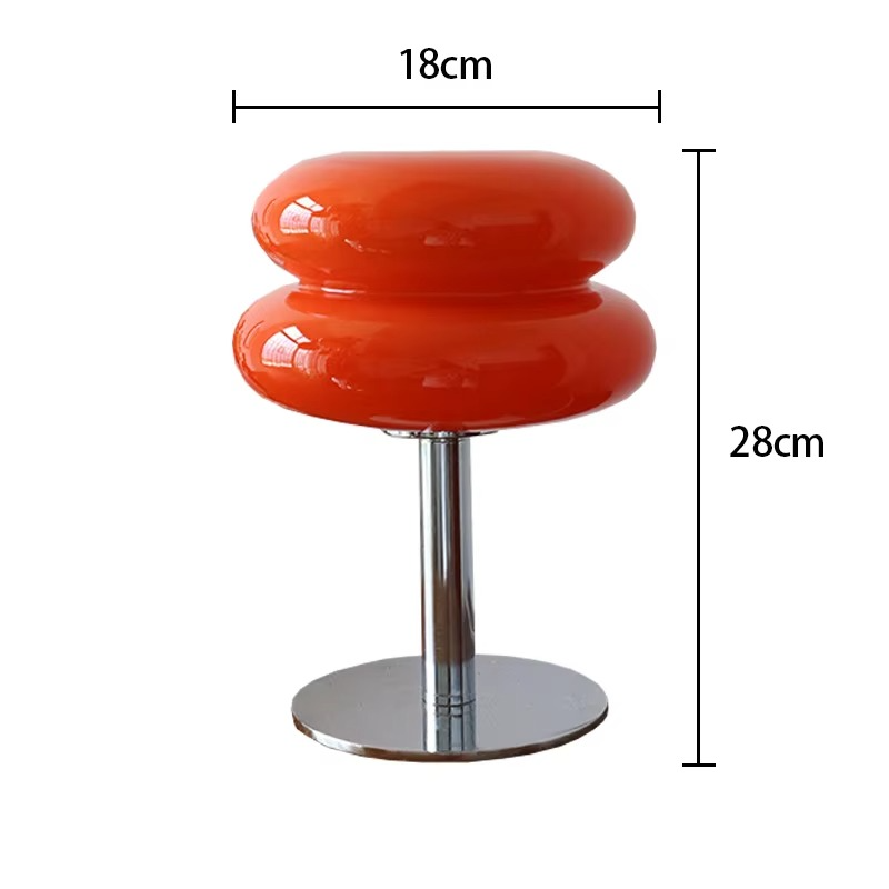 Classic Macaron Glass Table Lamp (4 Colors)
