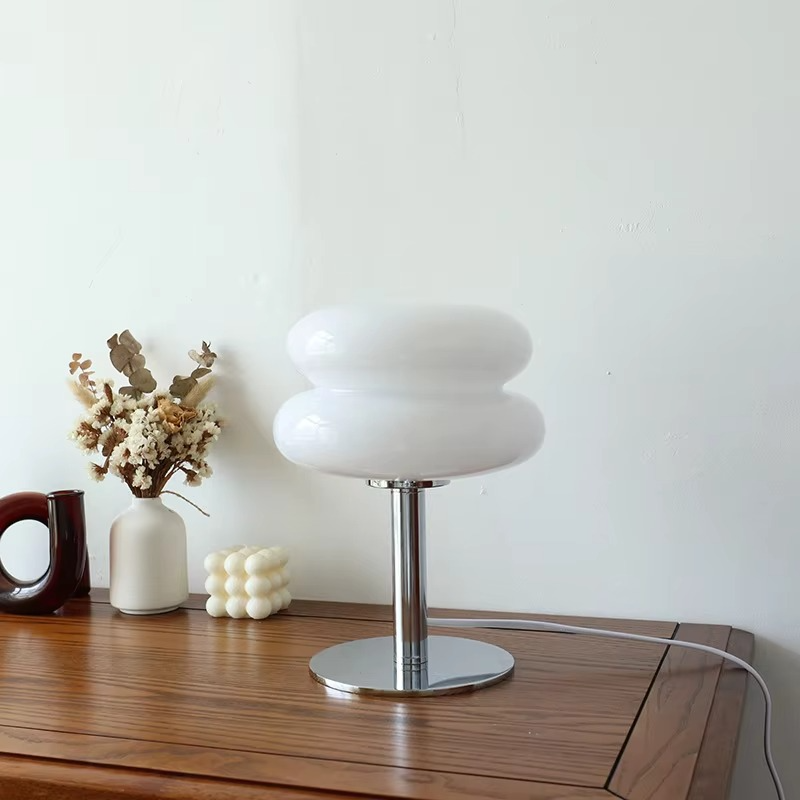 Classic Macaron Glass Table Lamp (4 Colors)