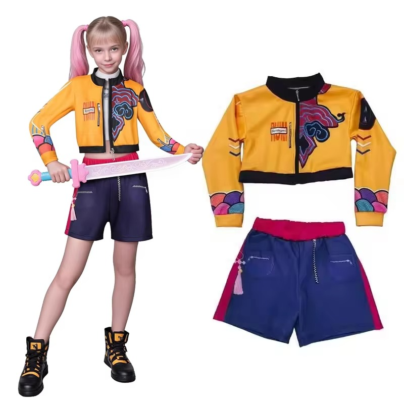 Kpop-inspiriertes Kostümset für Mädchen