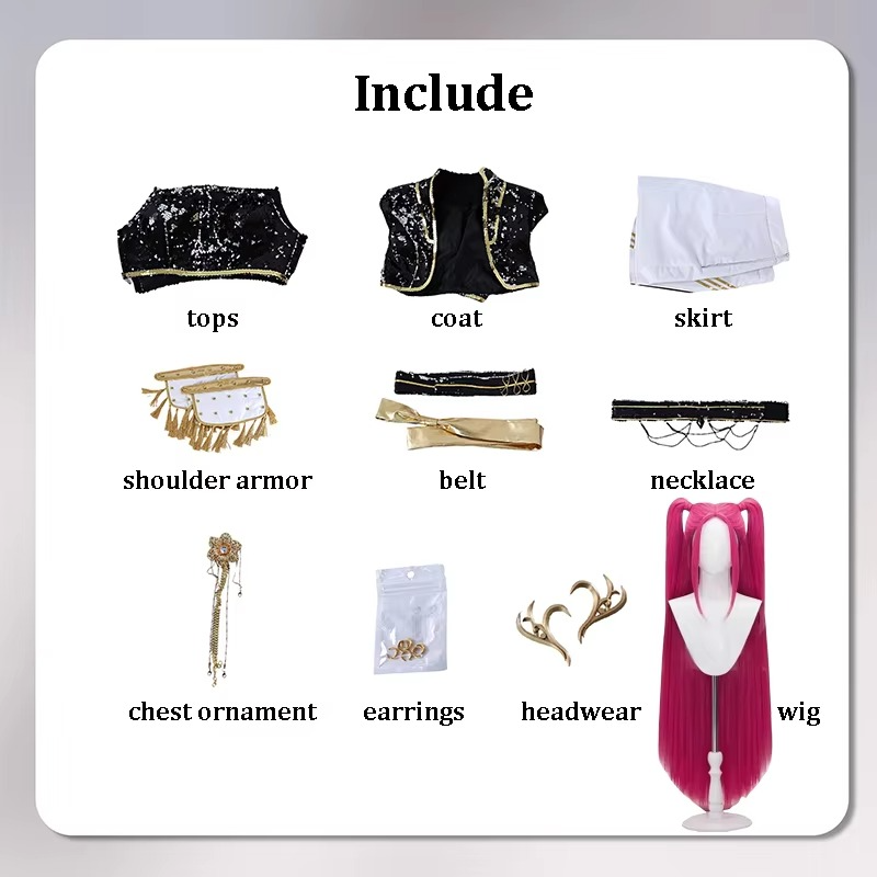 Kostümset im Kpop-Stil (Größe XS-3XL)